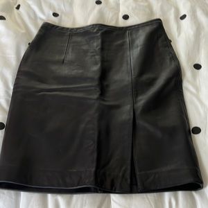 Black leather skirt. Only wore one time